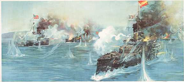 Destruction of the Spanish Fleet in Cuba (Battle of Santiago de Cuba)