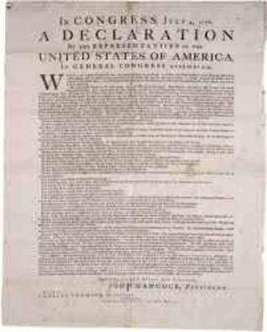 The Declartion of Indepence