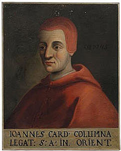 Entra a servizio di Giovanni Colonna