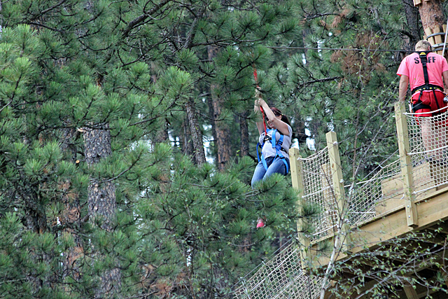 Ziplining