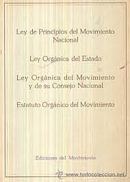 LEY DE PRINCIPIOS DEL MOVIMIENTO NACIONAL.
