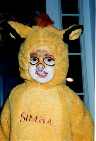 Hace doce años que vestí como Simba para Halloween.