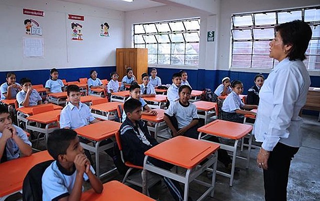 primer día en el colegio