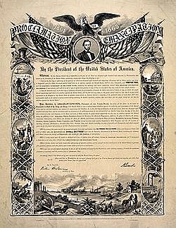 The Emancipation Proclamation