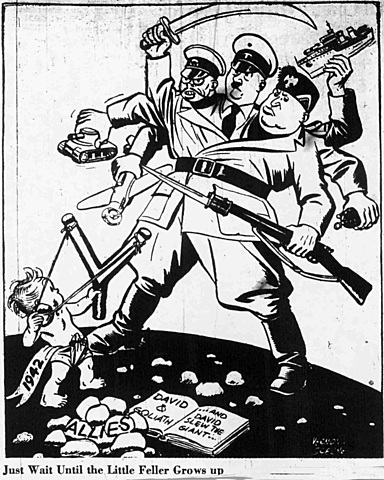 Britain and France declare war on Nazi Germany (political and social)
