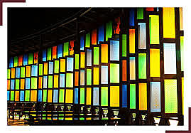 Coloured glass -  7th century