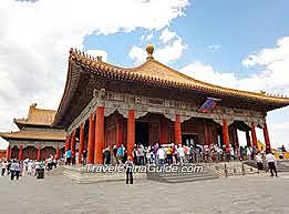 The rebuilt main halls