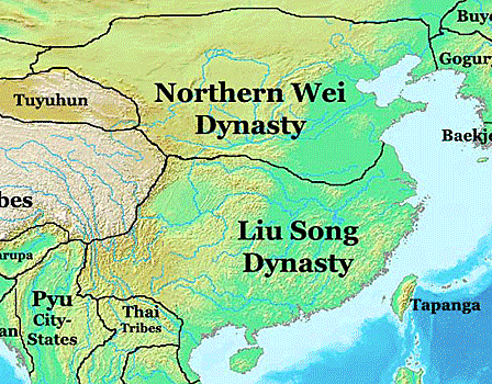 Northern and Southern Dynasties.