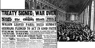 treaty of Versailles is signed