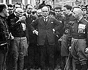 Mussolini threatens to march on Rome*