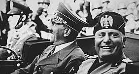 Hitler signs alliance with Mussolini