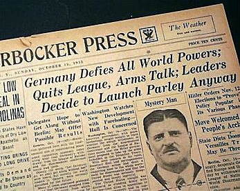 Germany withdraws from League of Nations