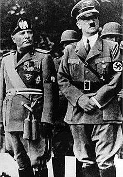 Hitler signs alliance with Mussolini (Rome Berlin Axis of 1936)