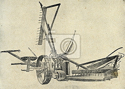 Segador de trigo mecánico.