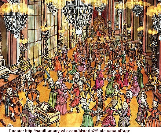 Rumor de la fiesta en Versalles.