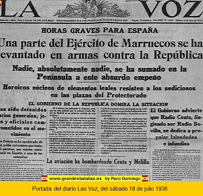 Esclat de la Guerra Civil Espanyola