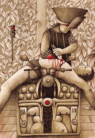 La noche boca arriba