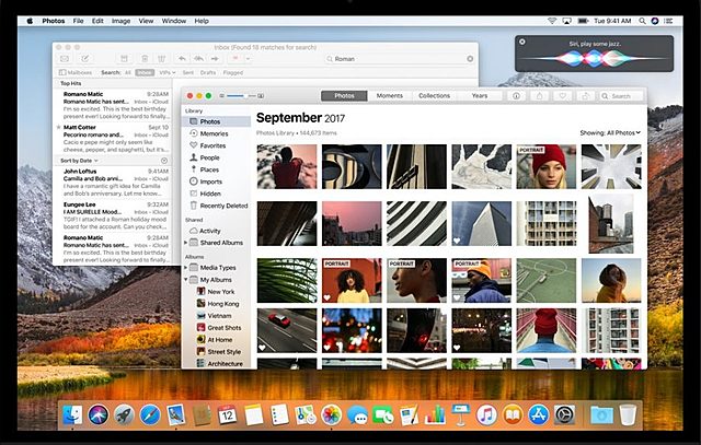 macOS  10.13  “High Sierra”