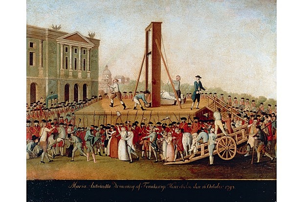 Marie Antoinette is beheaded