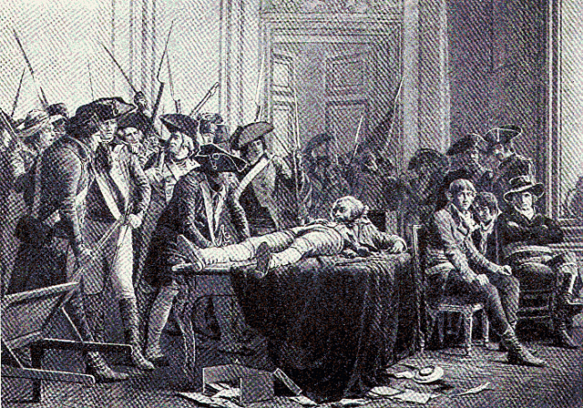 Robespierre is beheaded
