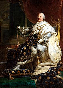 Napoleon abdicates the throne and Louis XVIII takes the throne