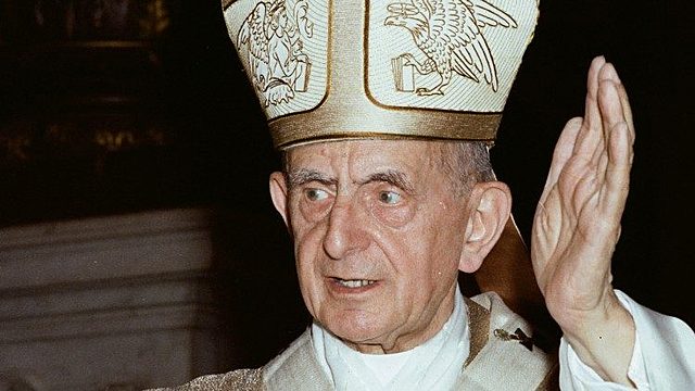 Pope Paul VI wounded