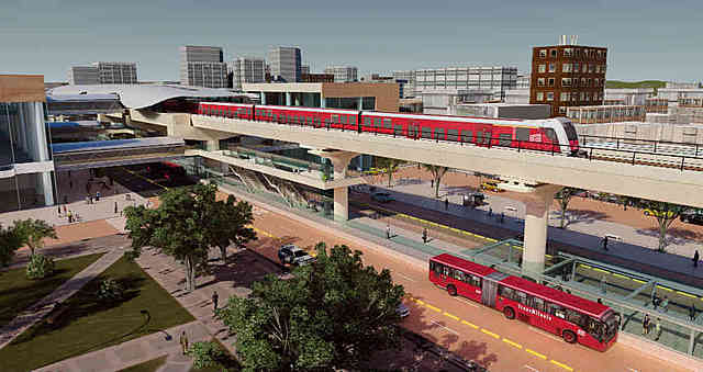 The first time the metro was talked about in the city was in