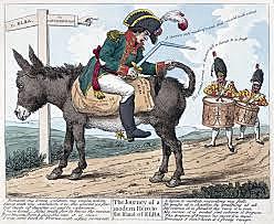 Napoleon returns from Elba