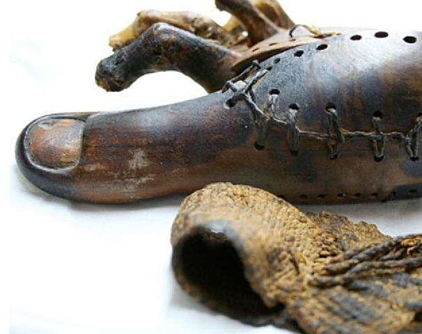 Prótesis egipcia del dedo del pie