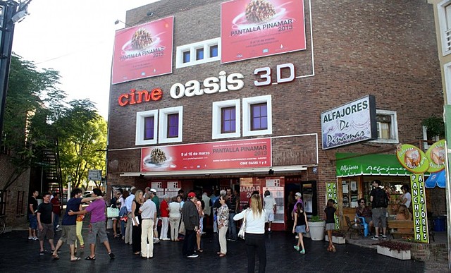Pantalla Pinamar en el cine oasis