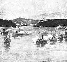Battle of Santiago de Cuba, destruction of the Spanish fleet