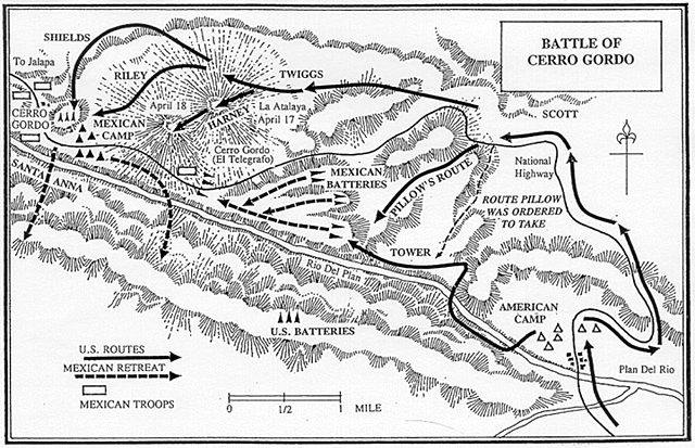 The Battle of Cerro Gordo (Mexico)