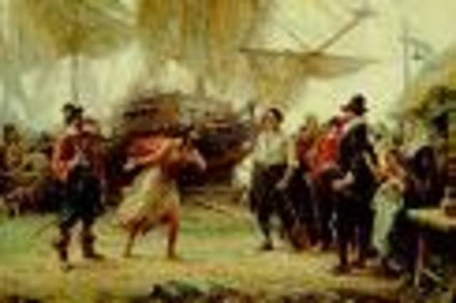 Pocahontas' move to england