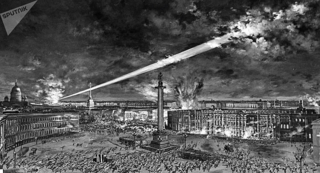 Toma del palacio de invierno.