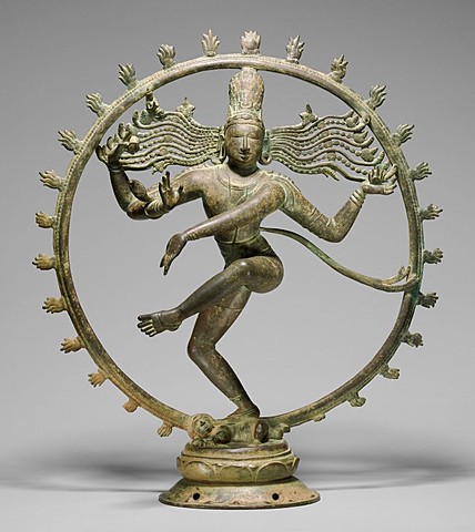 Shiva as the lord of dance (Nataraja)