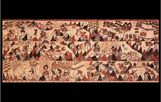 Mahasattva Jataka (previous life of the buddha as prince Mahasattva)