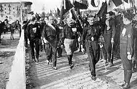 Mussolini Threatens to March on Rome - Political