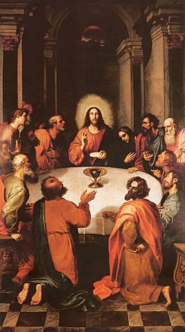 Ultima cena o institución de la Eucaristía