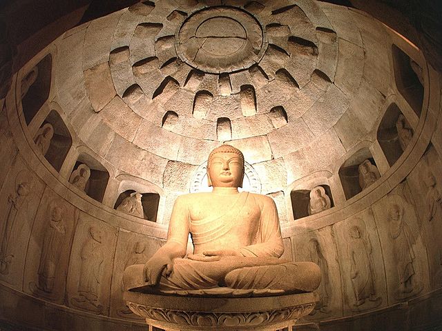 Seated Buddha at Seokguram cave temple