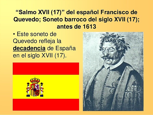 Salmo XVll-Francisco de Quevedo-Barroco