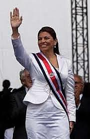 First woman president of Costa Rica
