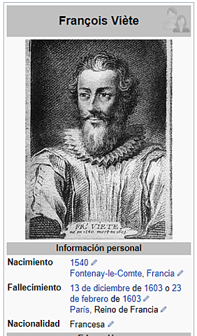 Ecuaciones matemáticas usando letras del alfabeto