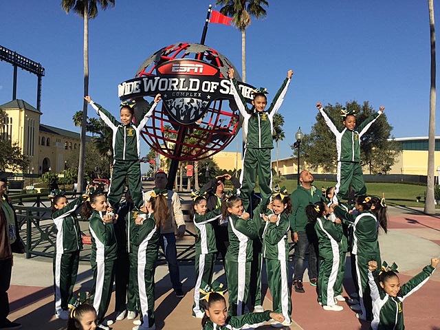 Started Cheerleading