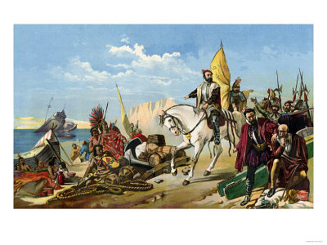 Cortes lands in Mexico