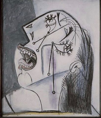 Cabeza llorando Vill, postscripto de ¨Guernica¨