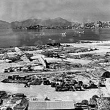 The Japanese attack the Kai Tak Airport
