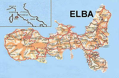 Napoleon is exiled to Elba