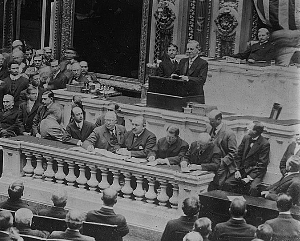 Woodrow Wilson Proposes his Fourteen Points to Congress