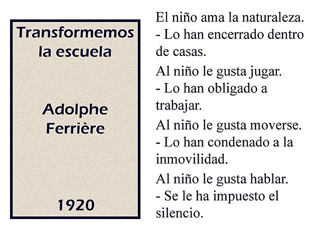 Transformemos la escuela