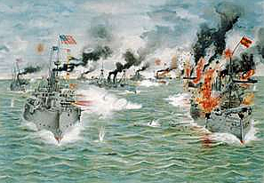 U.S. attack on Manila Bay